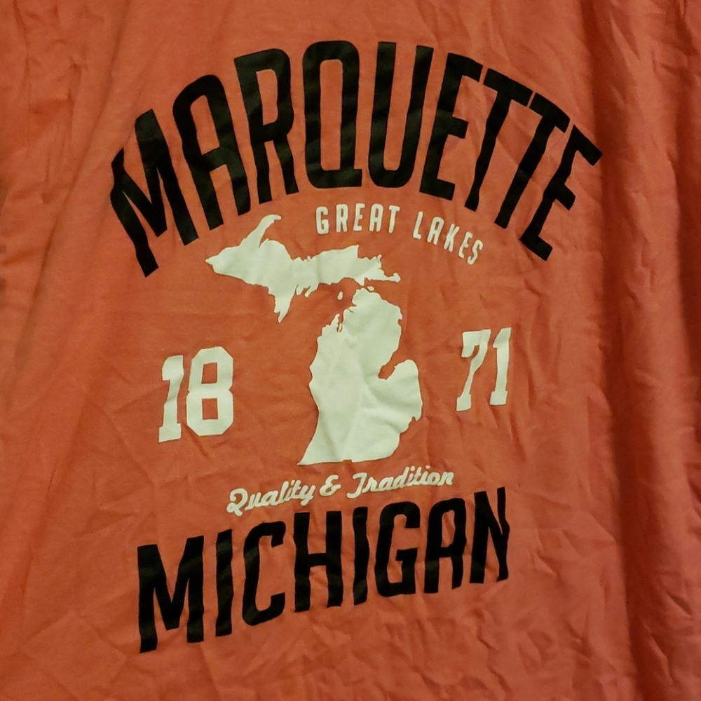 Marquette Michigan long sleeve tee
